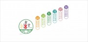 食堂文化楼梯文化墙