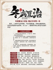 冬病夏治三伏贴海报广告