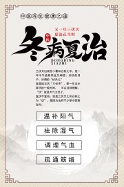 冬病夏治三伏贴海报