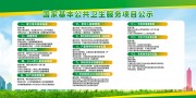 国家基本公共卫生服务项目展板图片下载