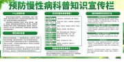 预防慢性病科普知识宣传栏图片下载