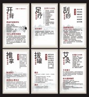 中医传统养生宣传挂图图片
