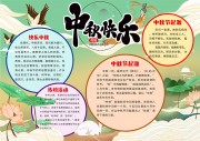 中秋节宣传手抄报