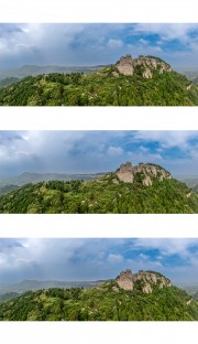 宽幅小泰山风光全景大图