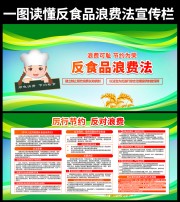 反食品浪费法宣教栏