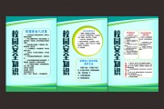 校园安全知识展板