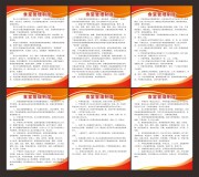 食堂管理制度展板图片下载
