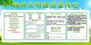 精神文明建设宣传栏