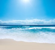 沙滩海浪风景图片素材