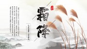 霜降节气海报