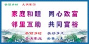 美丽乡村文明家园展板