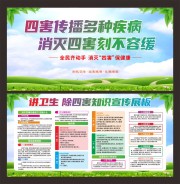 除四害科普知识宣传栏图片下载