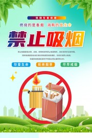 吸烟有害健康禁止吸烟提示海报图片