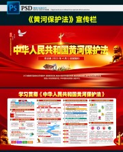 一图读懂黄河保护法知识亮点宣传栏