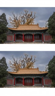 济南淌豆寺秋色摄影