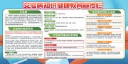 艾滋病知识健康教育宣传栏