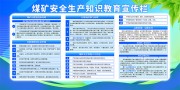 煤矿安全生产知识宣传栏