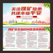煤矿安全宣传栏图片下载