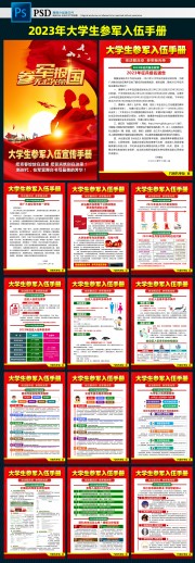 大学生参军入伍政策宣传手册