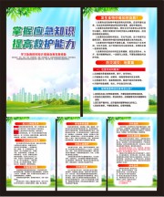 应急救护知识宣传挂图图片