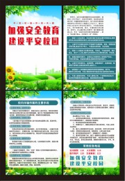 加强校园安全教育宣传挂图图片