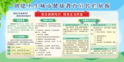 创建卫生城市健康教育宣传栏