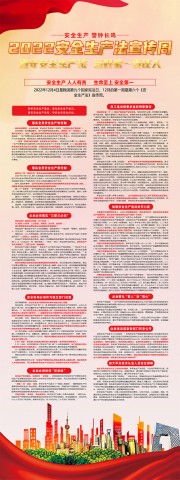 2022安全生产法宣传周展架