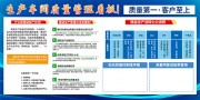 生产车间质量管理看板图片素材