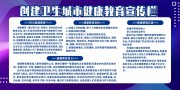 创建卫生城市健康教育宣传栏