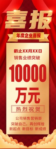 年度企业喜报图片素材下载