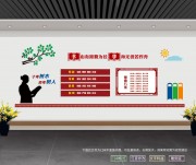 校园文化墙图片素材
