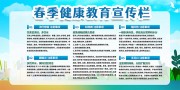 春季健康教育宣传栏