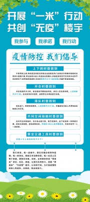 校园疫情防控展架