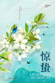 清新惊蛰二十四节气海报
