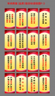 车间励志标语挂图
