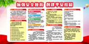 平安校园知识宣传栏