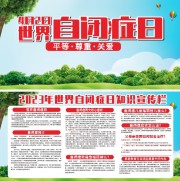 世界自闭症日知识宣传栏