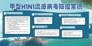 甲型H1N1流感病毒防控常识展板