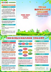 全国疟疾日三折页