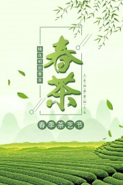 春茶茶叶促销海报图片下载