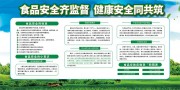 小清新食品安全知识宣传栏