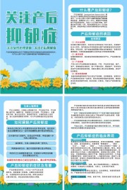 抑郁症知识展板套图