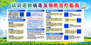 认识诺如病毒科普知识宣传栏图片下载