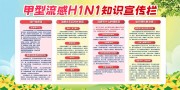 甲流科普知识宣传展板图片