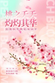 春天桃花赏花海报图片