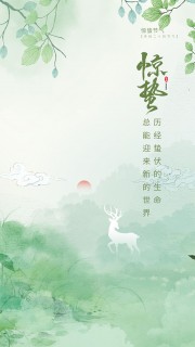 惊蛰节气海报图片素材