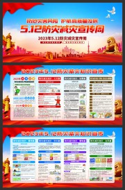 2023防灾减灾宣传周宣传栏