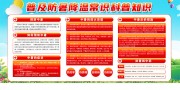 夏季普及防暑知识科普宣传栏图片