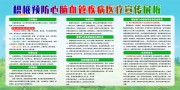 预防心脑血管健康宣传栏图片素材