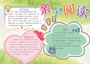 亲子阅读电子小报图片